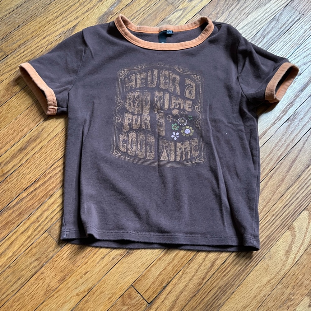 Brown and Orange Tshirt